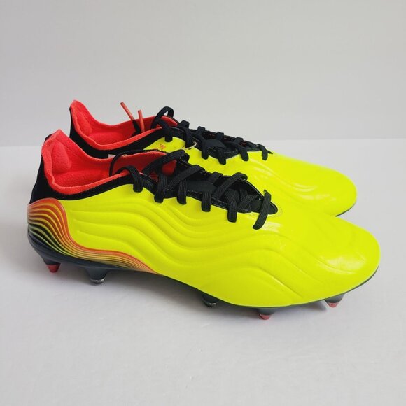 Adidas Copa Sense.1 SG Game Data Soccer Cleats GY8935 Size 8.5 Team Solar Yellow main image 9